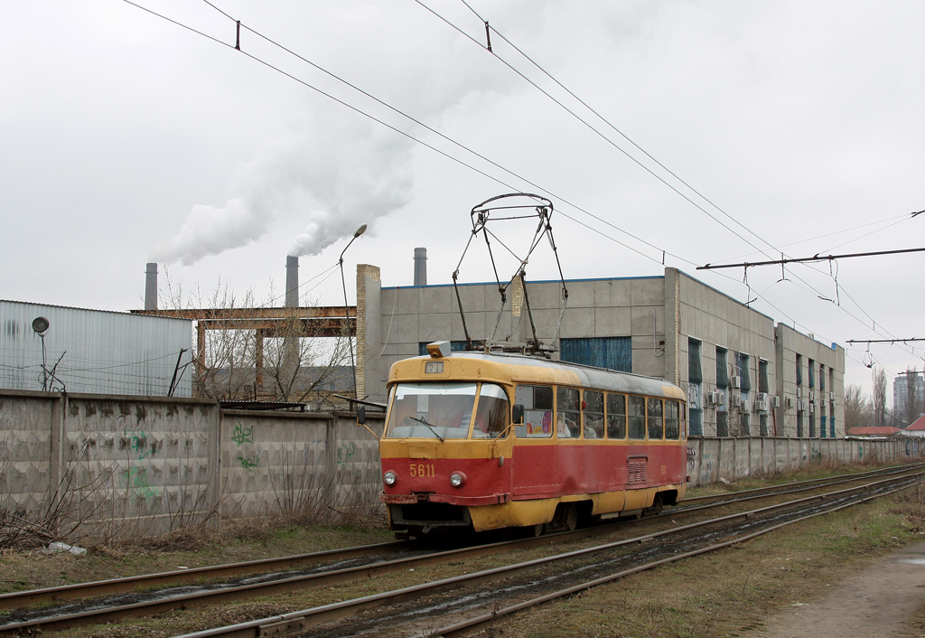 Киев, Tatra T3SU № 5611