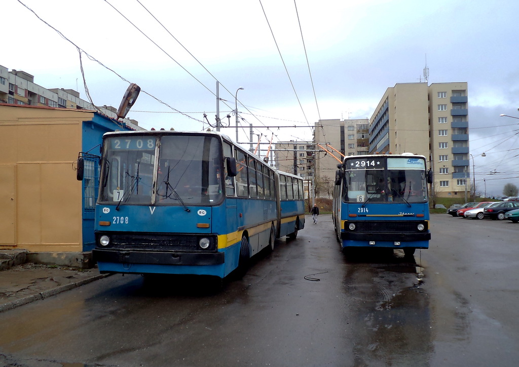 София, Ikarus 280.92 № 2708; София, Ikarus 280.92 № 2914