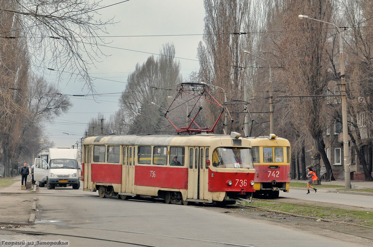 Запорожье, Tatra T3SU № 736