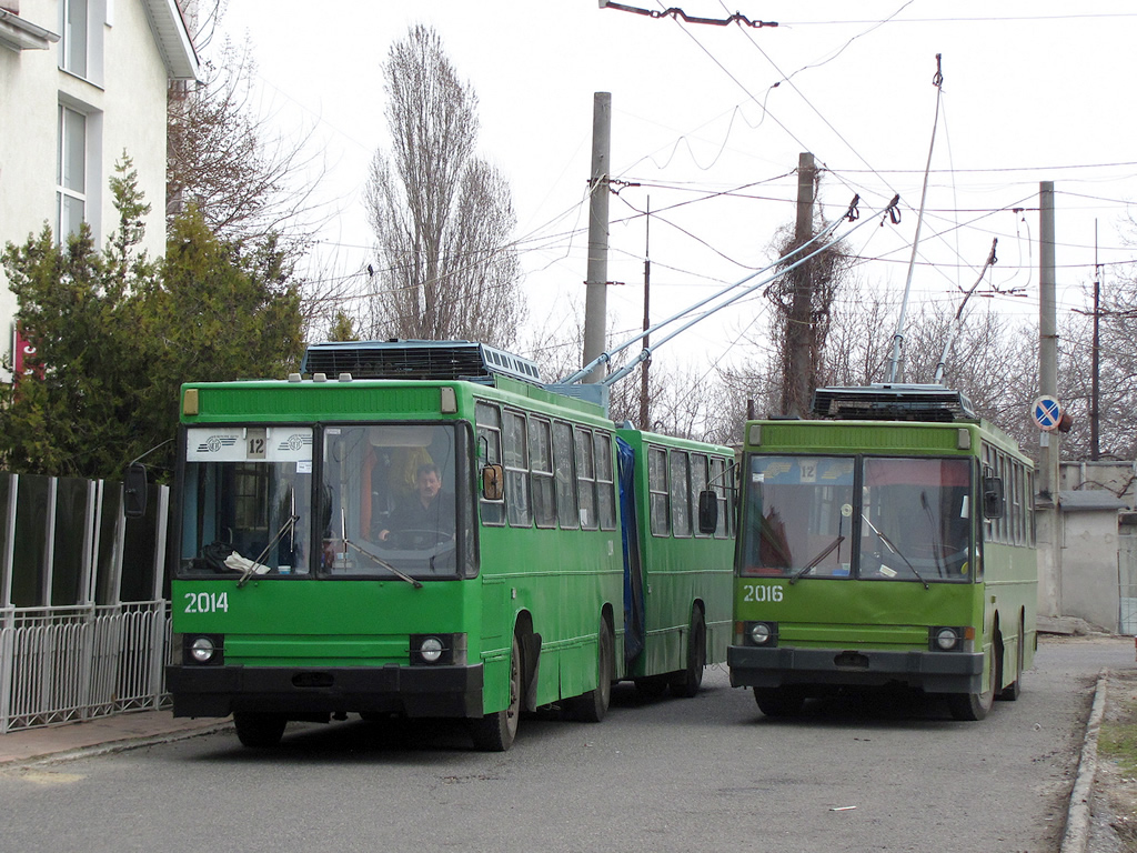 Odesa, YMZ T1 č. 2014; Odesa, YMZ T1R (Т2P) č. 2016