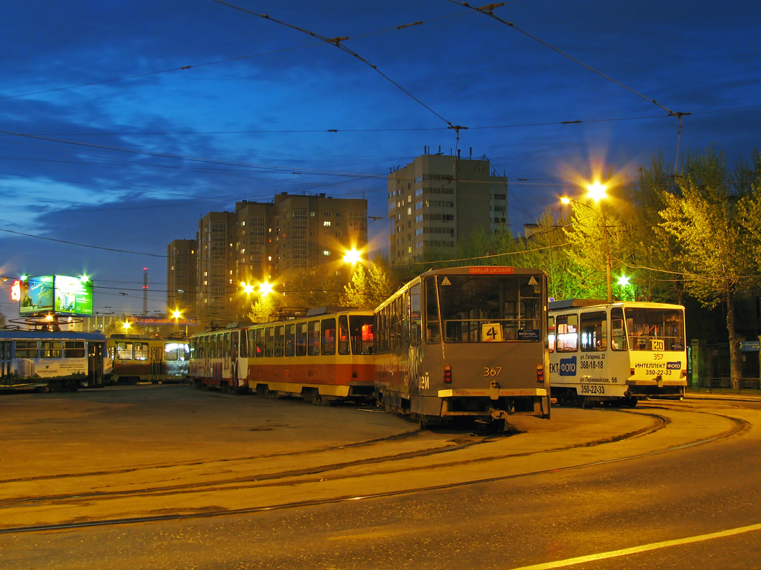 Екатеринбург, Tatra T6B5SU № 367; Екатеринбург — Конечные станции и разворотные кольца