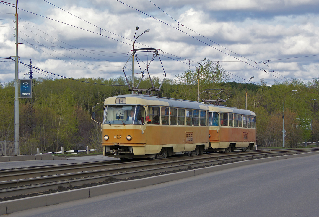 Екатеринбург, Tatra T3SU (двухдверная) № 627