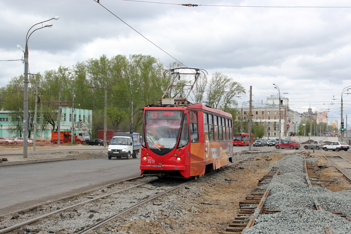 Казань, 71-134АЭ (ЛМ-99АЭ) № 1519