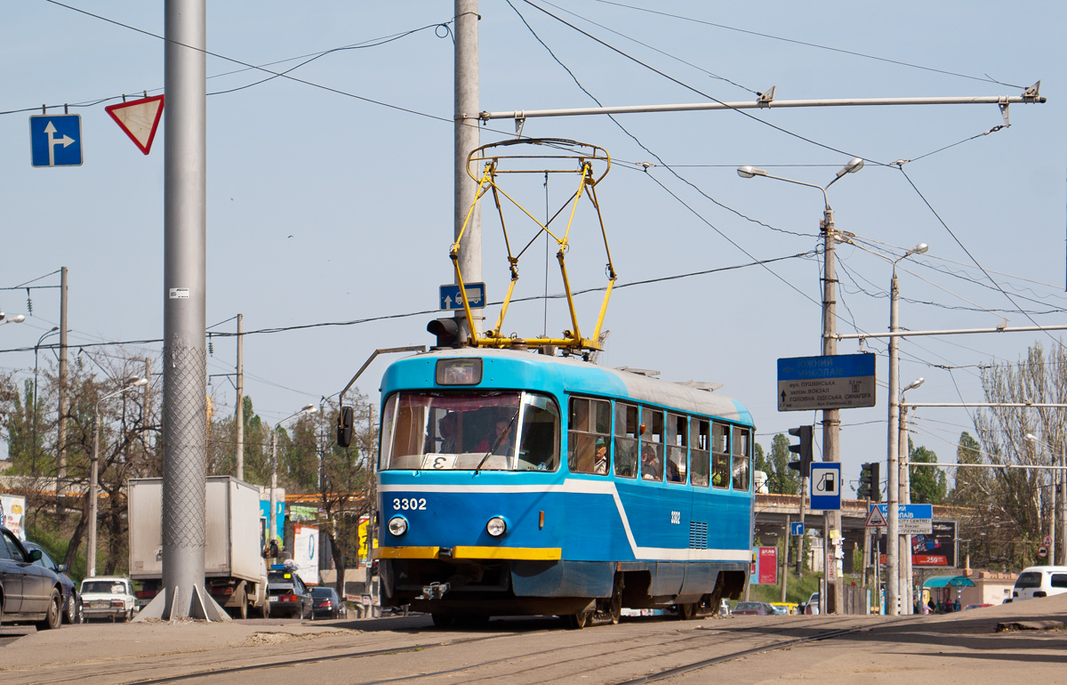Odessa, Tatra T3R.P N°. 3302