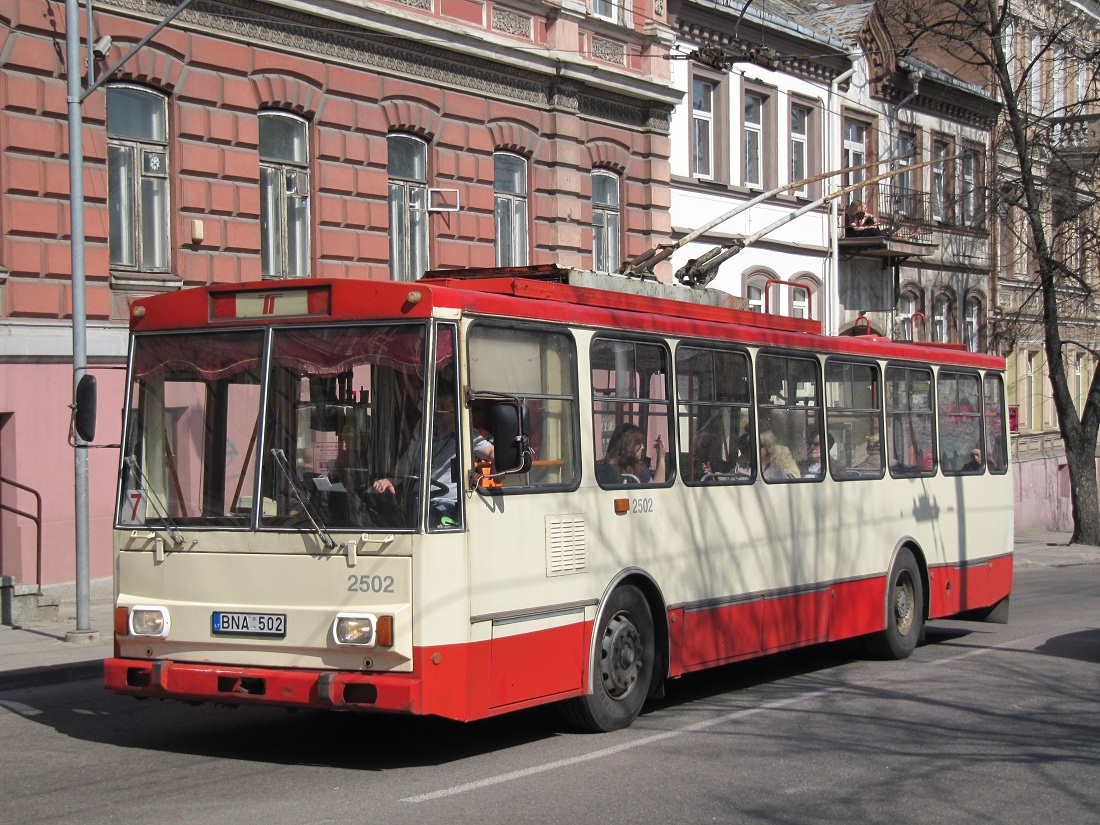 Вильнюс, Škoda 14Tr02/6 № 2502 Вильнюс, Škoda 14Tr02/6 № 2502