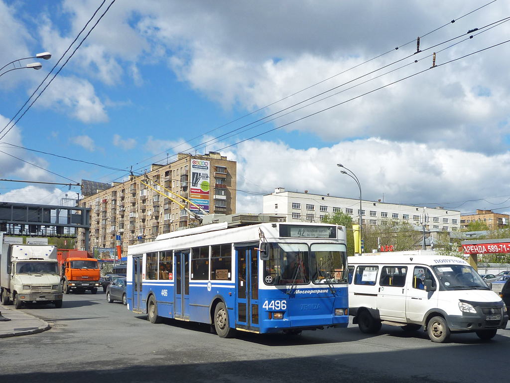 Москва, Тролза-5275.05 «Оптима» № 4496