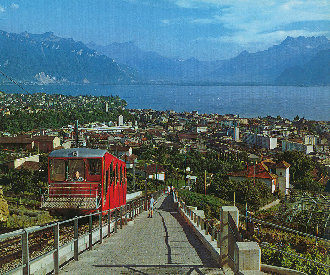 Вёве — Монтрё — Блоне — Фуникулёр Vevey–Chardonne — Mont Pèlerin