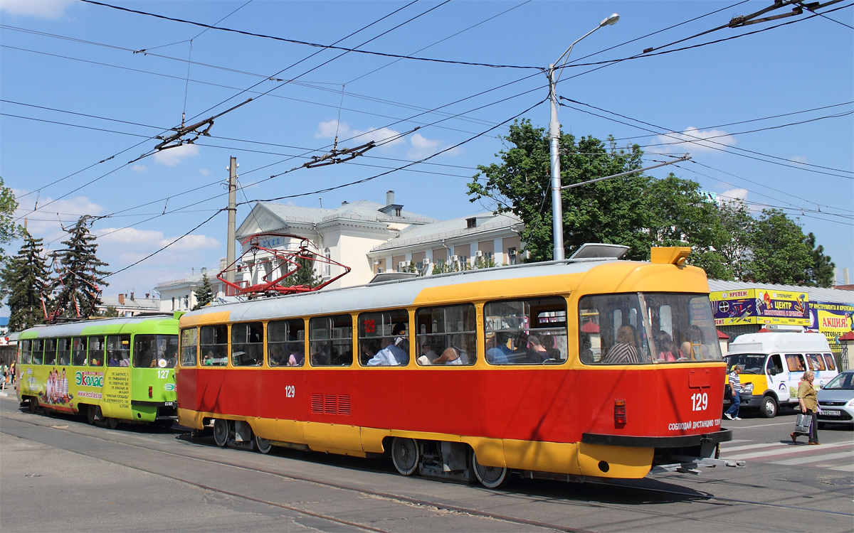 Краснодар, Tatra T3SU № 129
