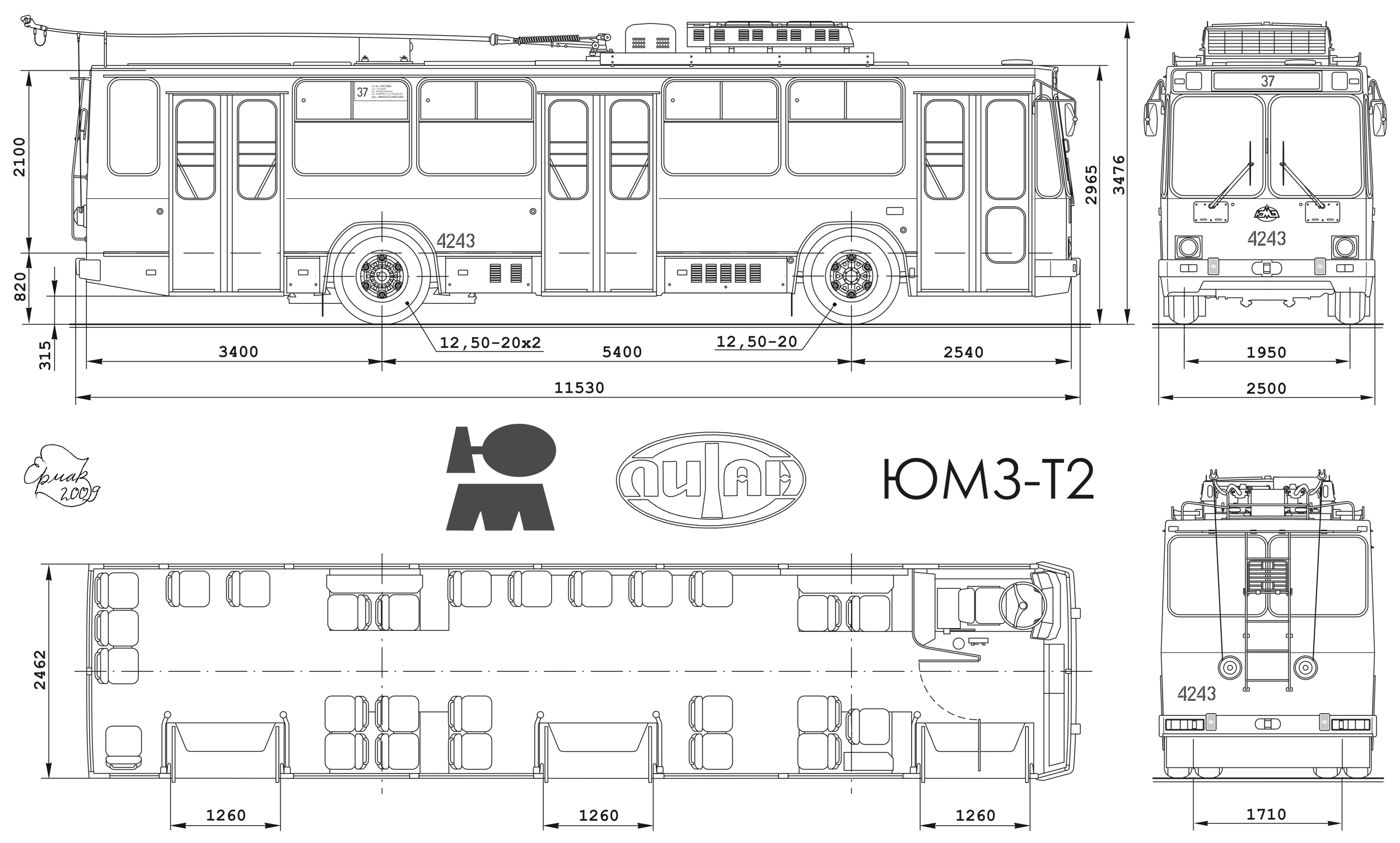 Рисунки и чертежи подвижного состава Рисунки и чертежи подвижного состава