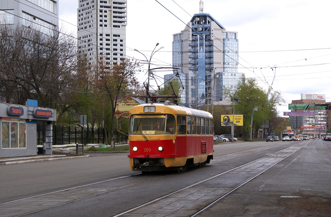 Екатеринбург, Tatra T3SU (двухдверная) № 019