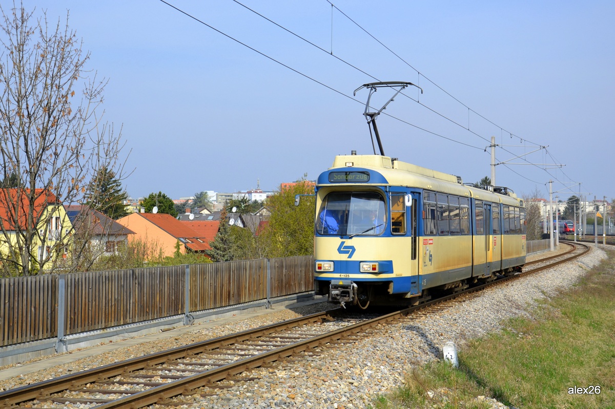 Вена, SGP 100 № 4-125; Вена — Интерурбан Wiener Lokalbahnen