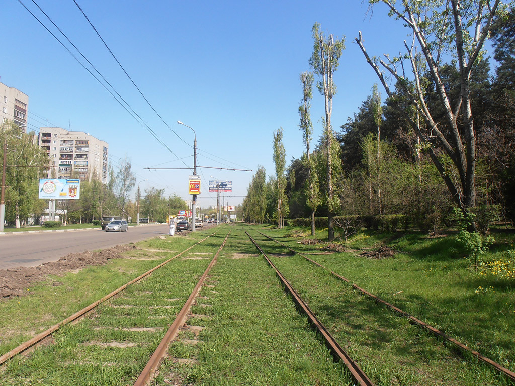 Voronège — The remnants of Voronezh tramway