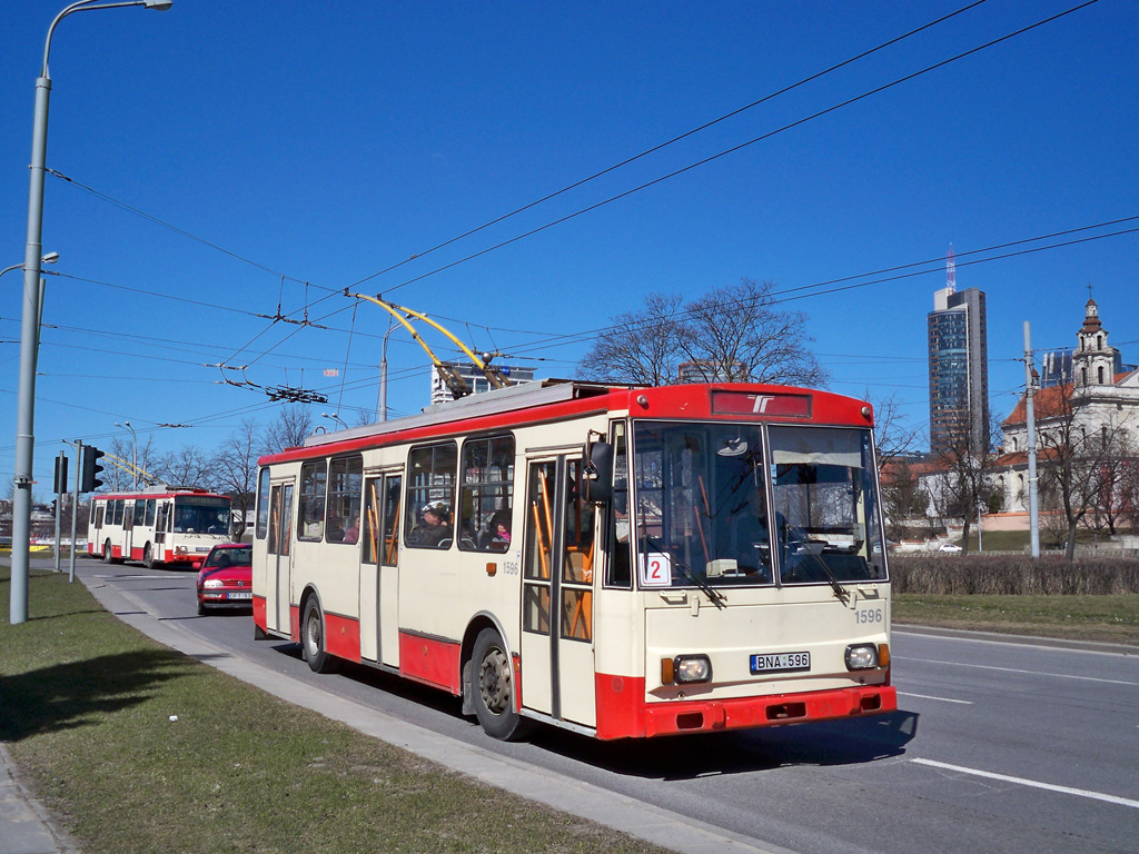 Vilnius, Škoda 14Tr13/6 № 1596 Vilnius, Škoda 14Tr13/6 № 1596