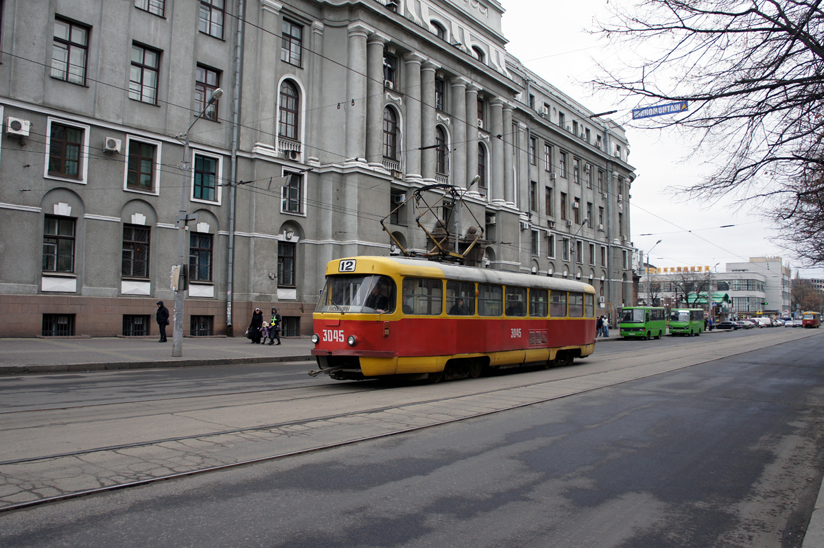 Харьков, Tatra T3SU № 3045