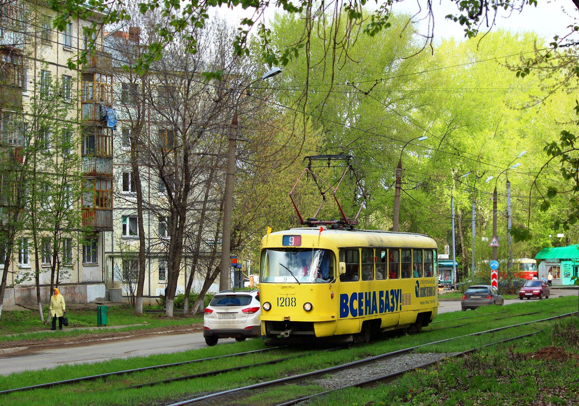Ижевск, Tatra T3SU № 1208