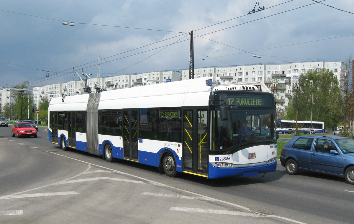 Рига, Solaris Trollino III 18 Ganz-Škoda № 26586