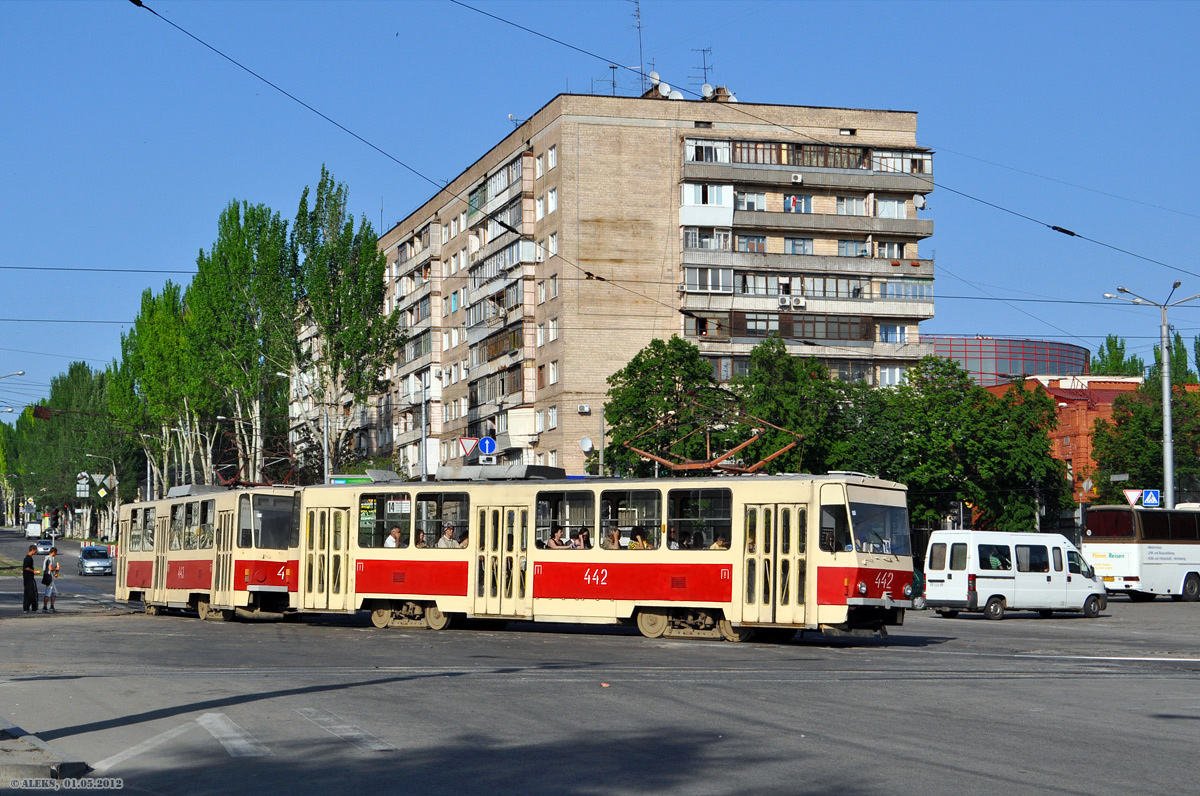 Запорожье, Tatra T6B5SU № 442; Запорожье, Tatra T6B5SU № 443
