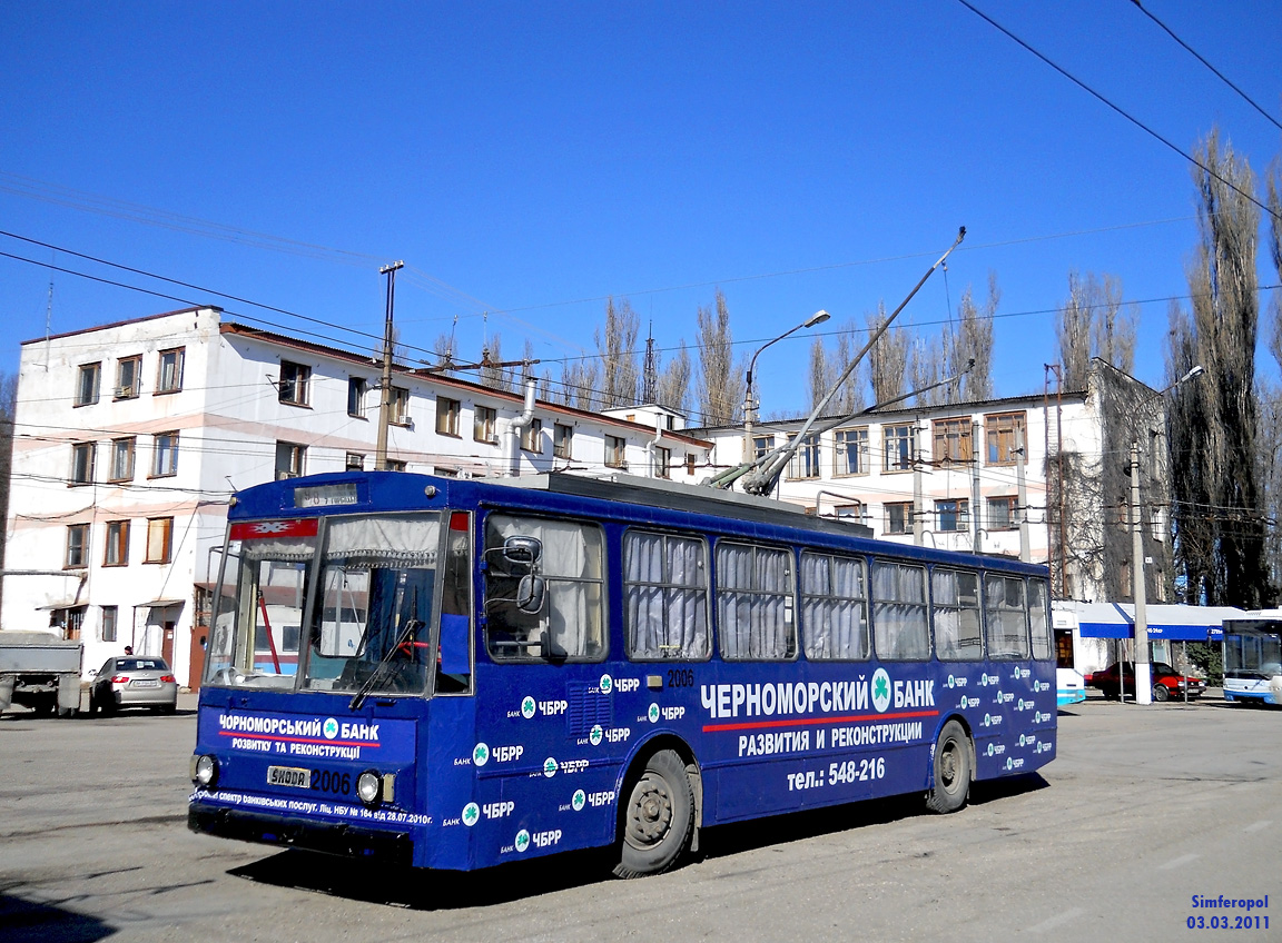 ყირიმის ტროლეიბუსი, Škoda 14Tr02/6 № 2006