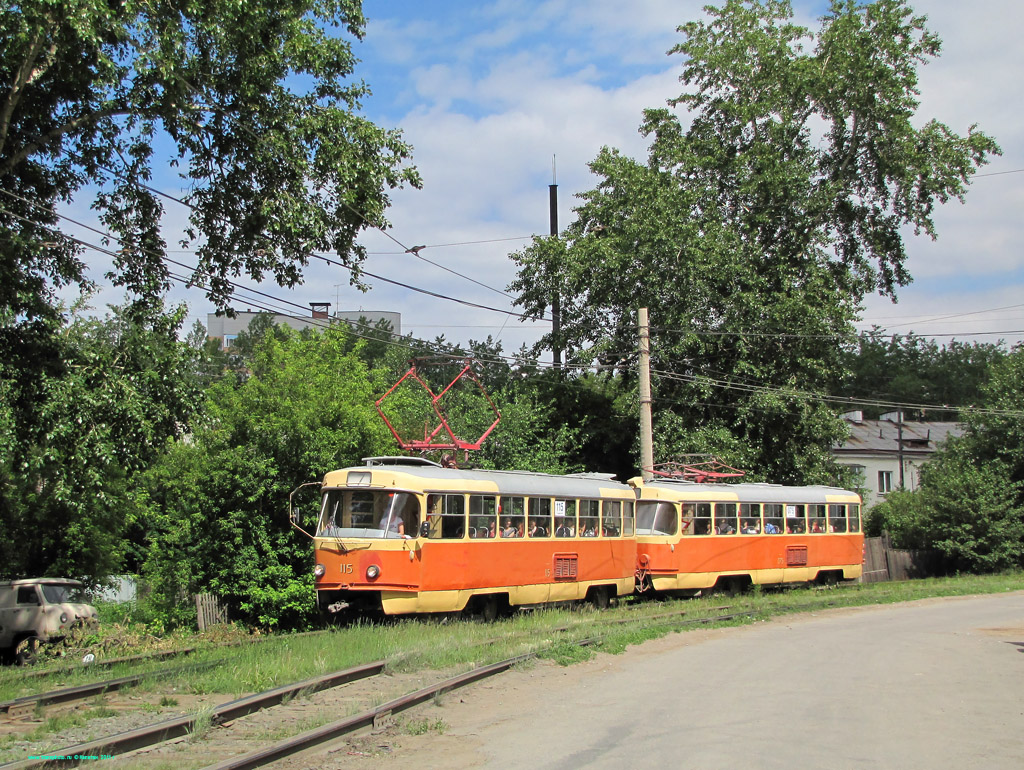 Екатеринбург, Tatra T3SU (двухдверная) № 115