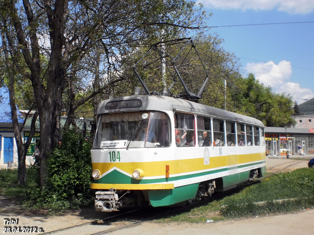 Пятигорск, Tatra T4D № 104