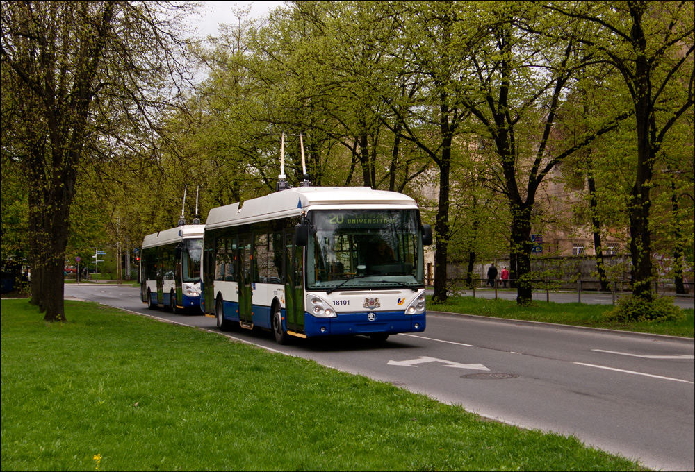 Рига, Škoda 24Tr Irisbus Citelis № 18101