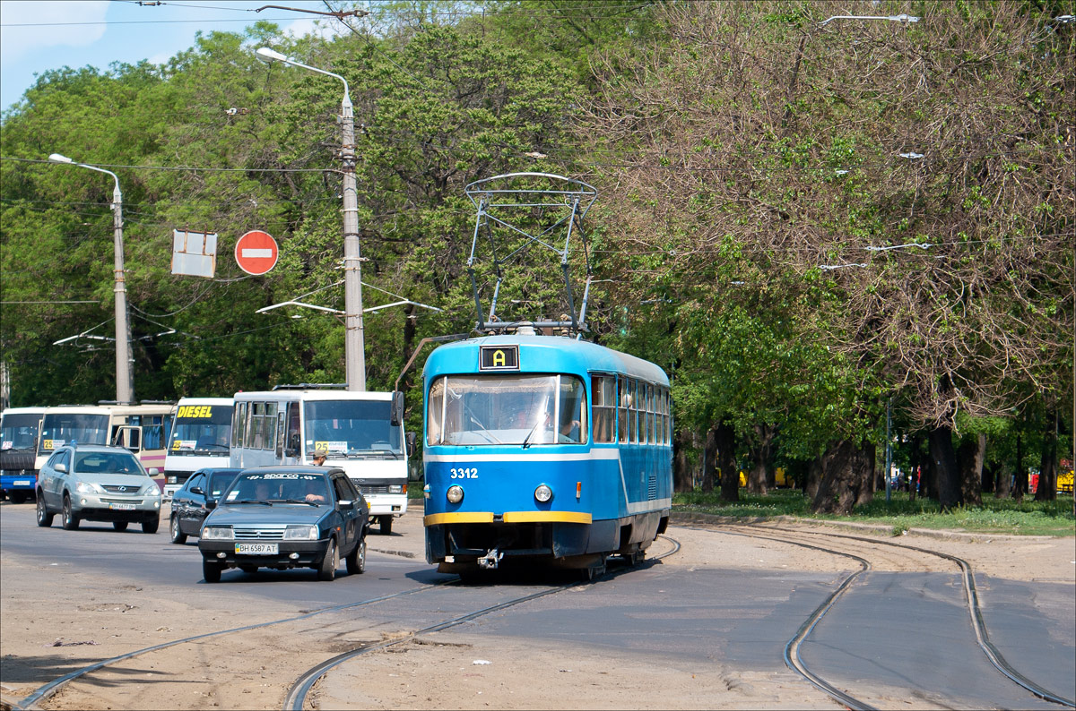 Одеса, Tatra T3R.P № 3312