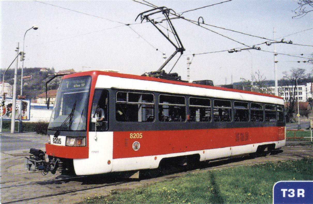 Прага, Tatra T3R (1995) № 8205