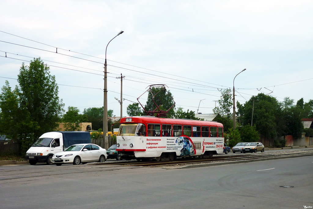Екатеринбург, Tatra T3SU (двухдверная) № 019
