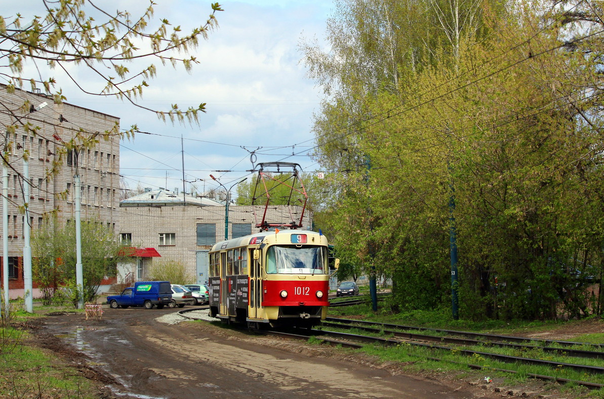 Izhevsk, Tatra T3SU mod. Izhevsk Br. 1012