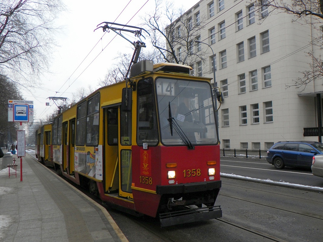 Варшава, Konstal 105Na № 1358