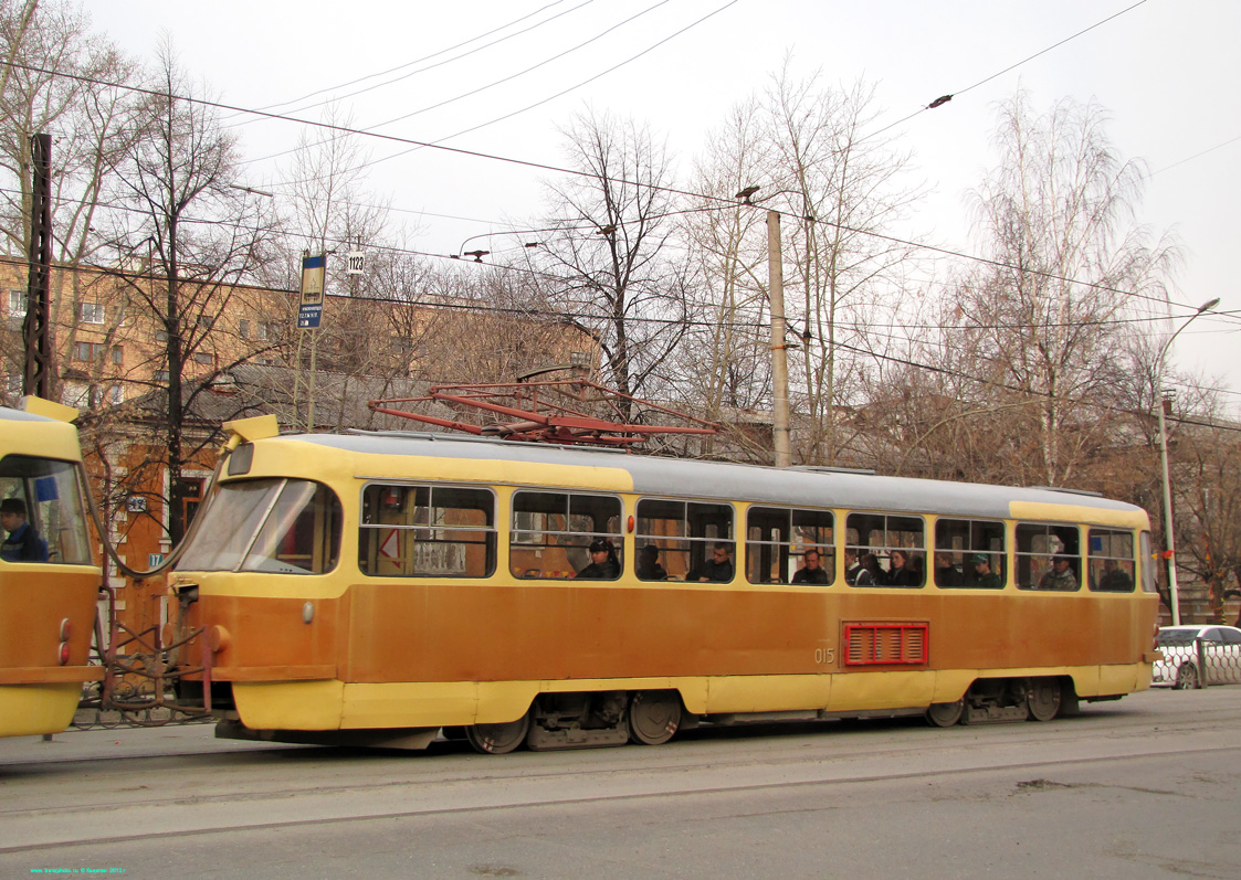 Yekaterinburg, Tatra T3SU (2-door) № 015