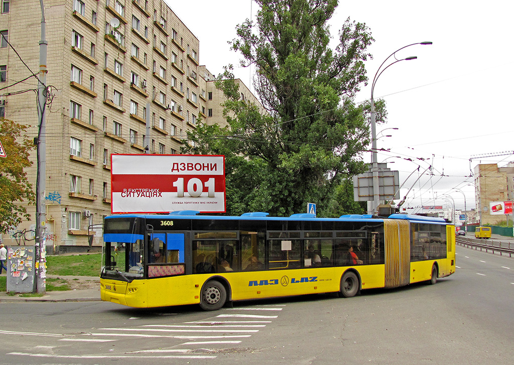 Киев, ЛАЗ E301D1 № 3608