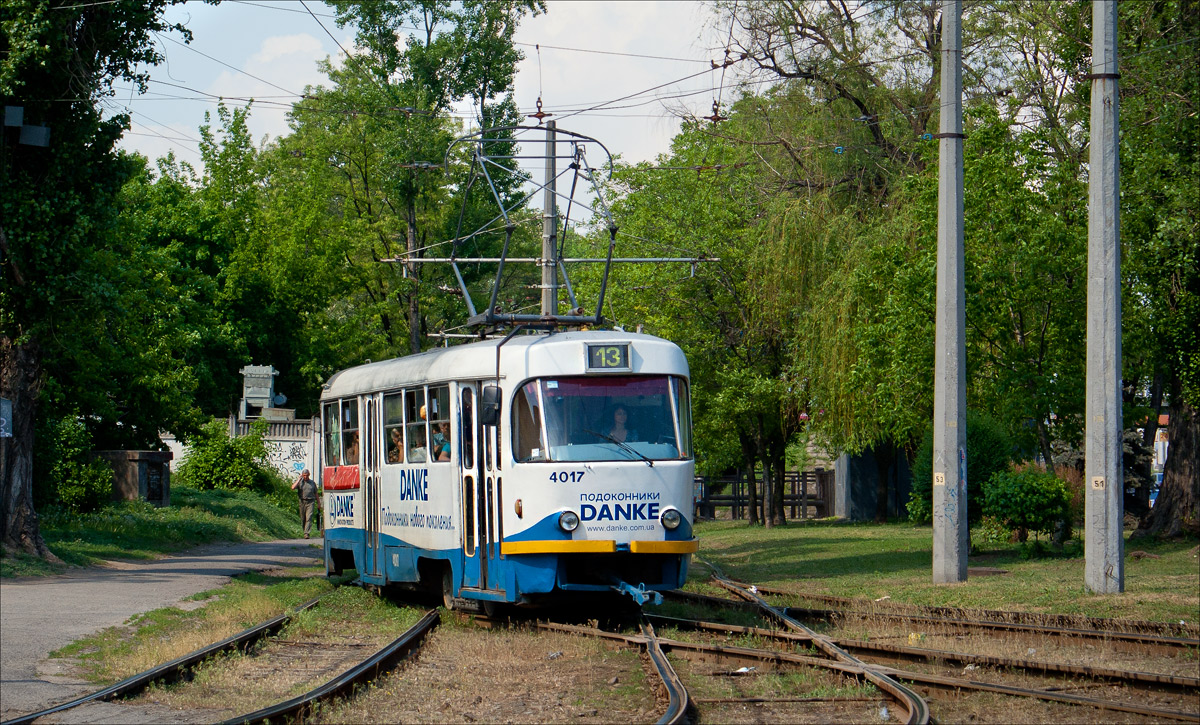 Одесса, Tatra T3R.P № 4017