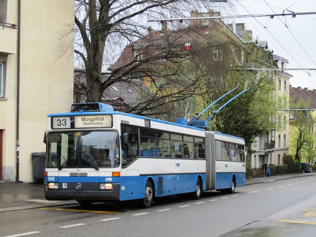 Цюрих, Mercedes-Benz O405GTZ № 106