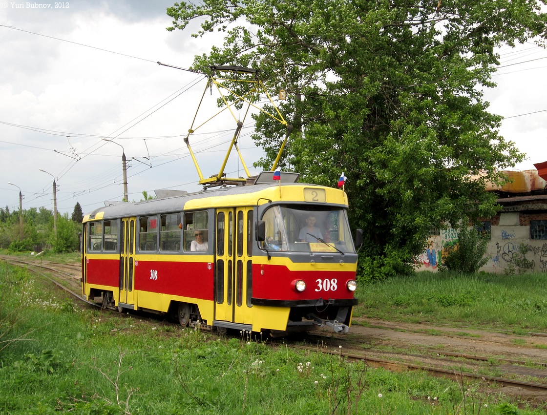 Курск, Tatra T3SU № 308