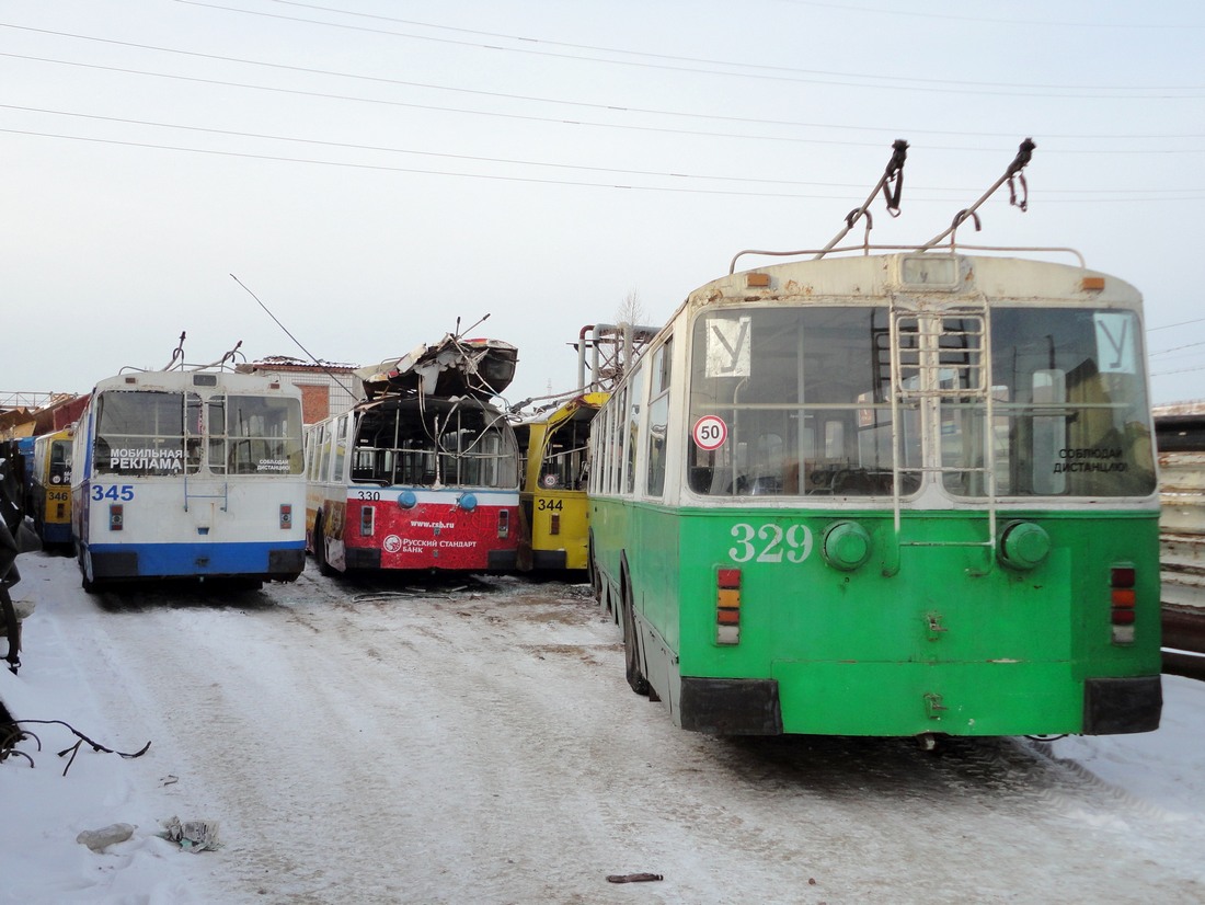 Tomsk, ZiU-682 (GOH MTrZ) # 345; Tomsk, ZiU-682G [G00] # 330; Tomsk, ZiU-682G [G00] # 329