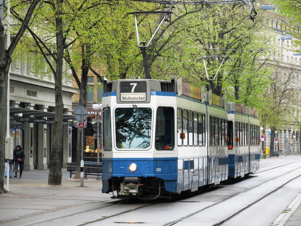 Cīrihe, SWS/SWP/BBC Be 4/6 "Tram 2000" № 2029