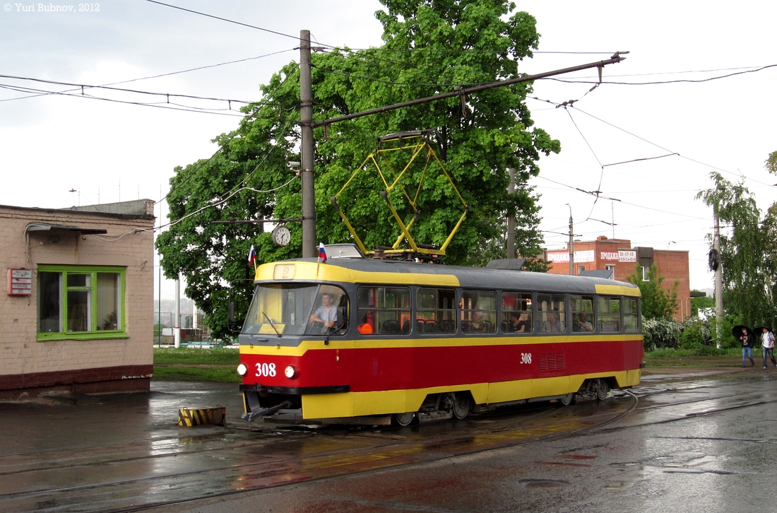 Курск, Tatra T3SU № 308