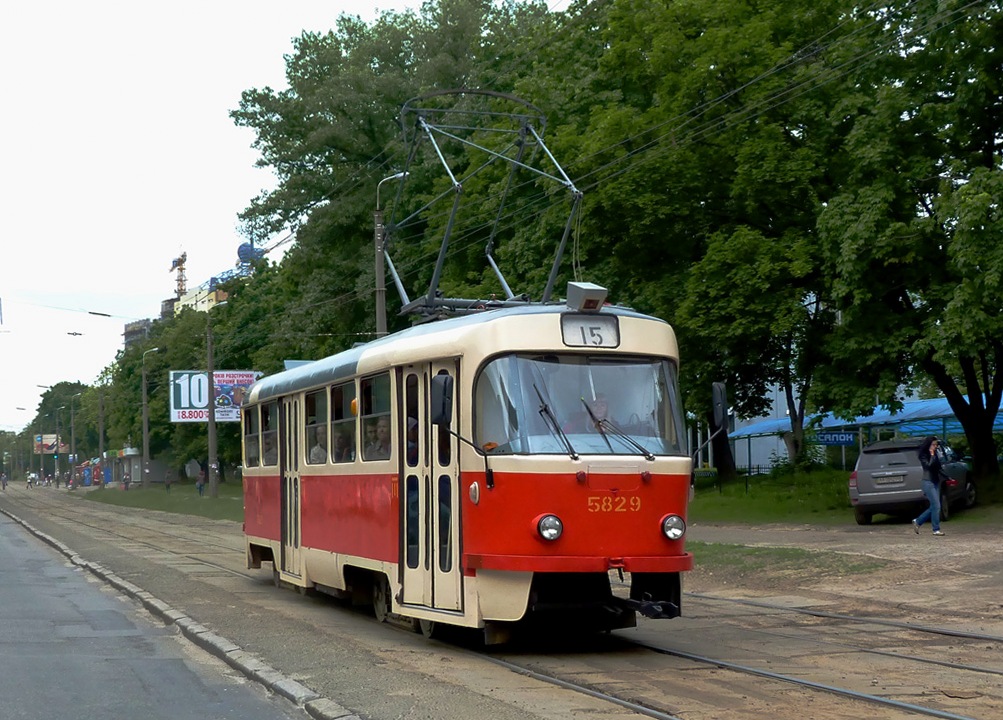 Киев, Tatra T3SU № 5829