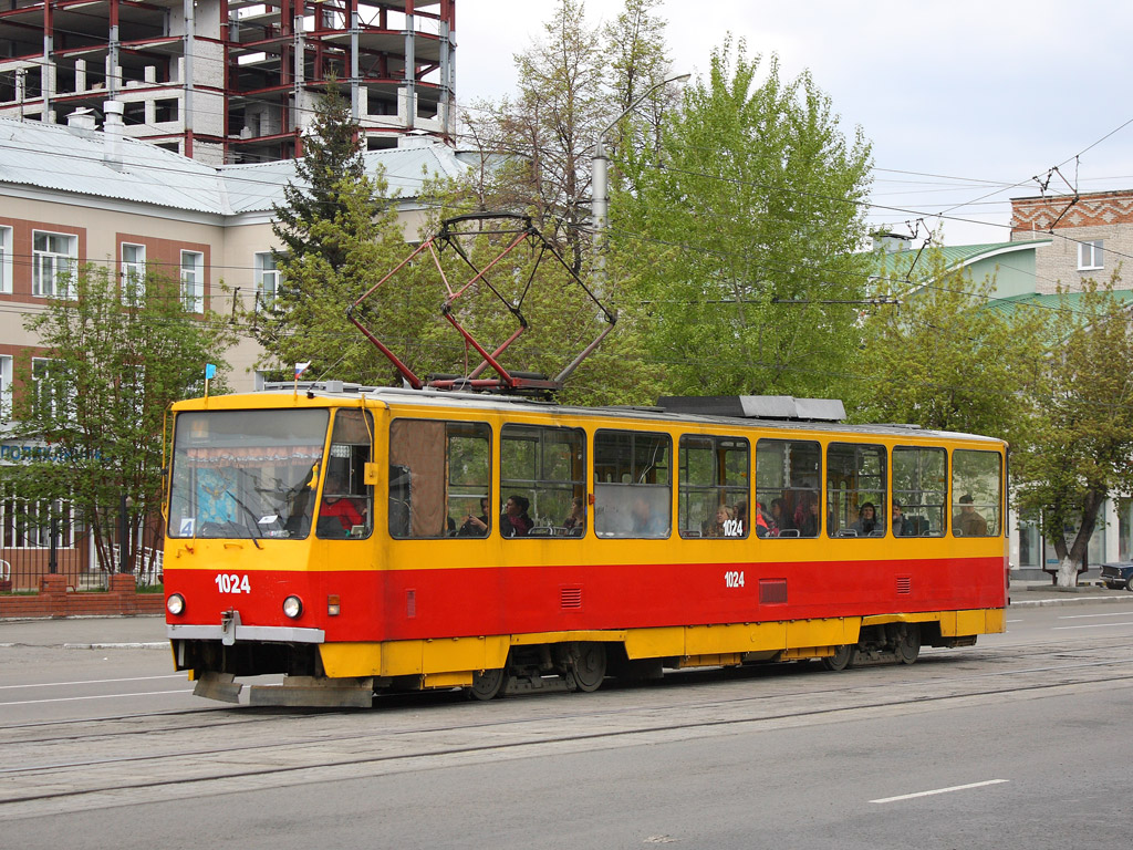 Барнаул, Tatra T6B5SU № 1024