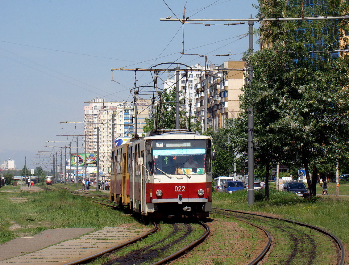 Киев, Tatra T6B5SU № 022