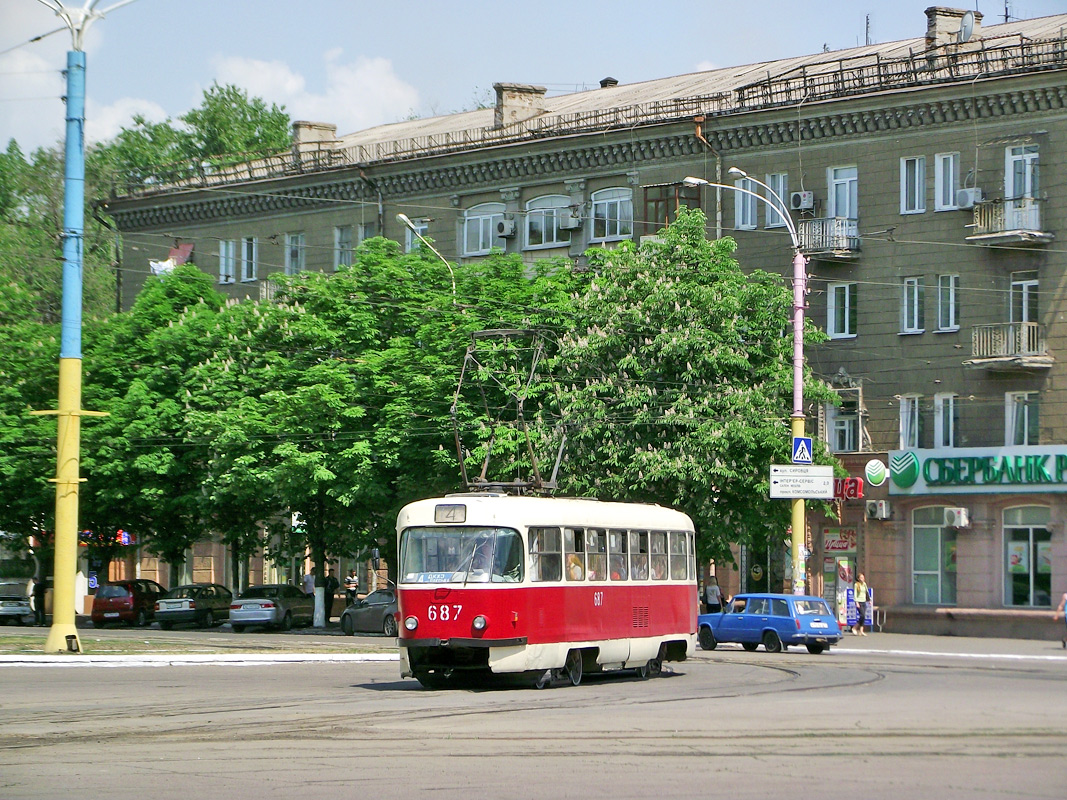 Каменское, Tatra T3SU № 687