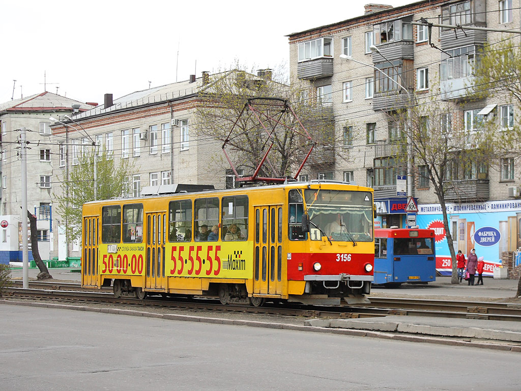 Barnaul, Tatra T6B5SU № 3156