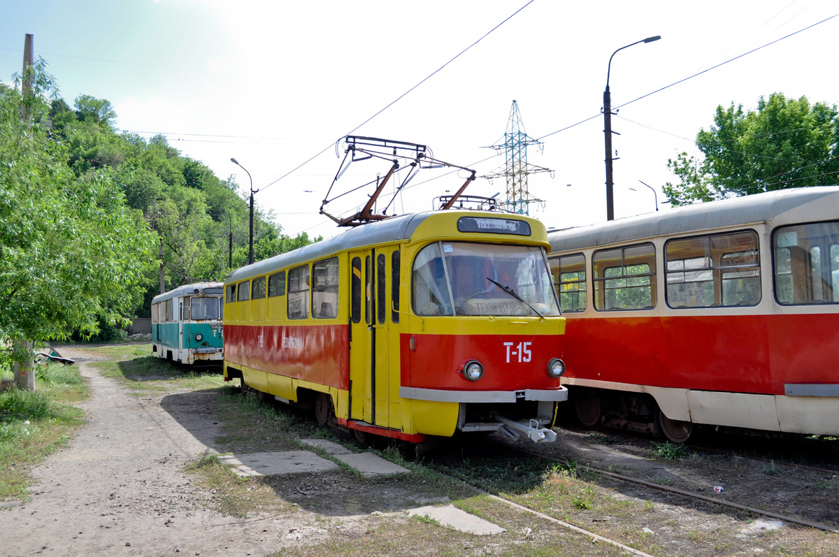 Донецк, Tatra T3SU (2-door) № Т-15 Донецк, Tatra T3SU (2-door) № Т-15
