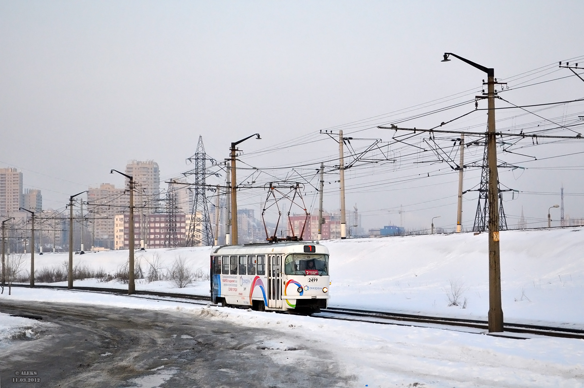 Волгоград, Tatra T3SU (двухдверная) № 2499