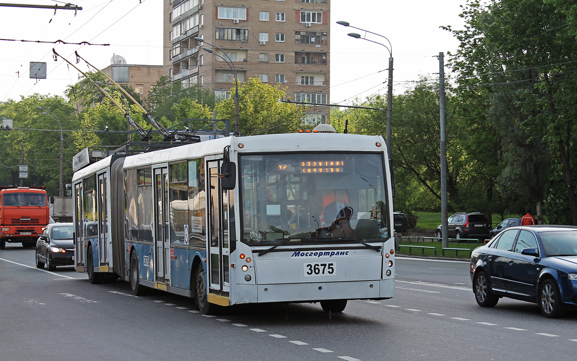 Москва, Тролза-6206.00 «Мегаполис» № 3675