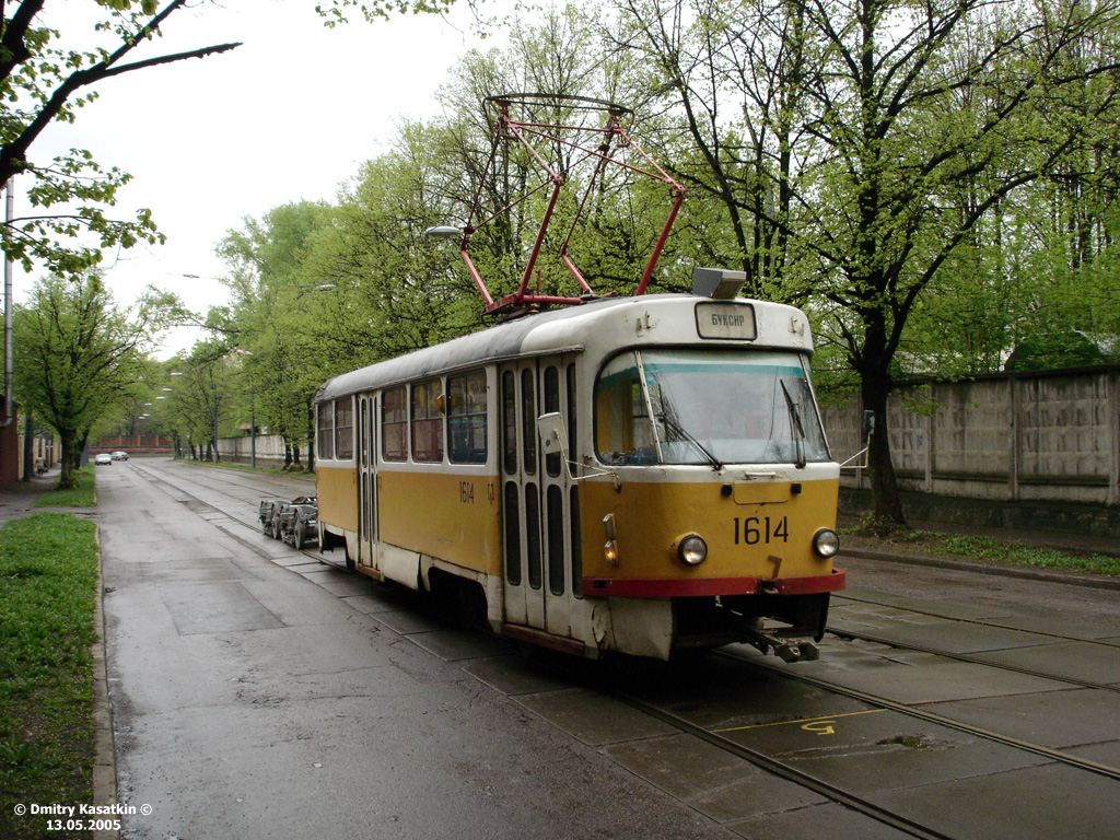 Москва, Tatra T3SU № 1614