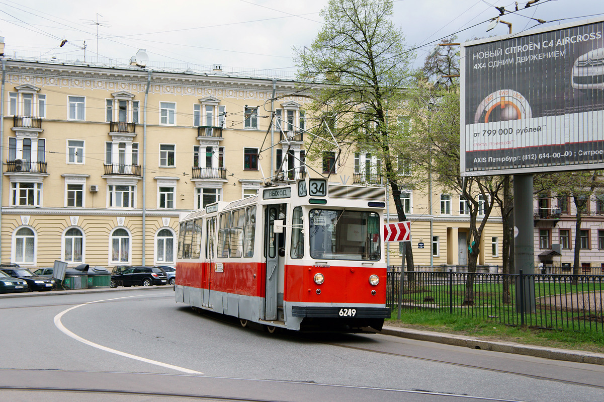 Санкт-Петербург, ЛМ-68 № 6249; Санкт-Петербург — Заказная поездка на ЛМ-68 в Стрельну и Сосновую поляну 13.05.2012