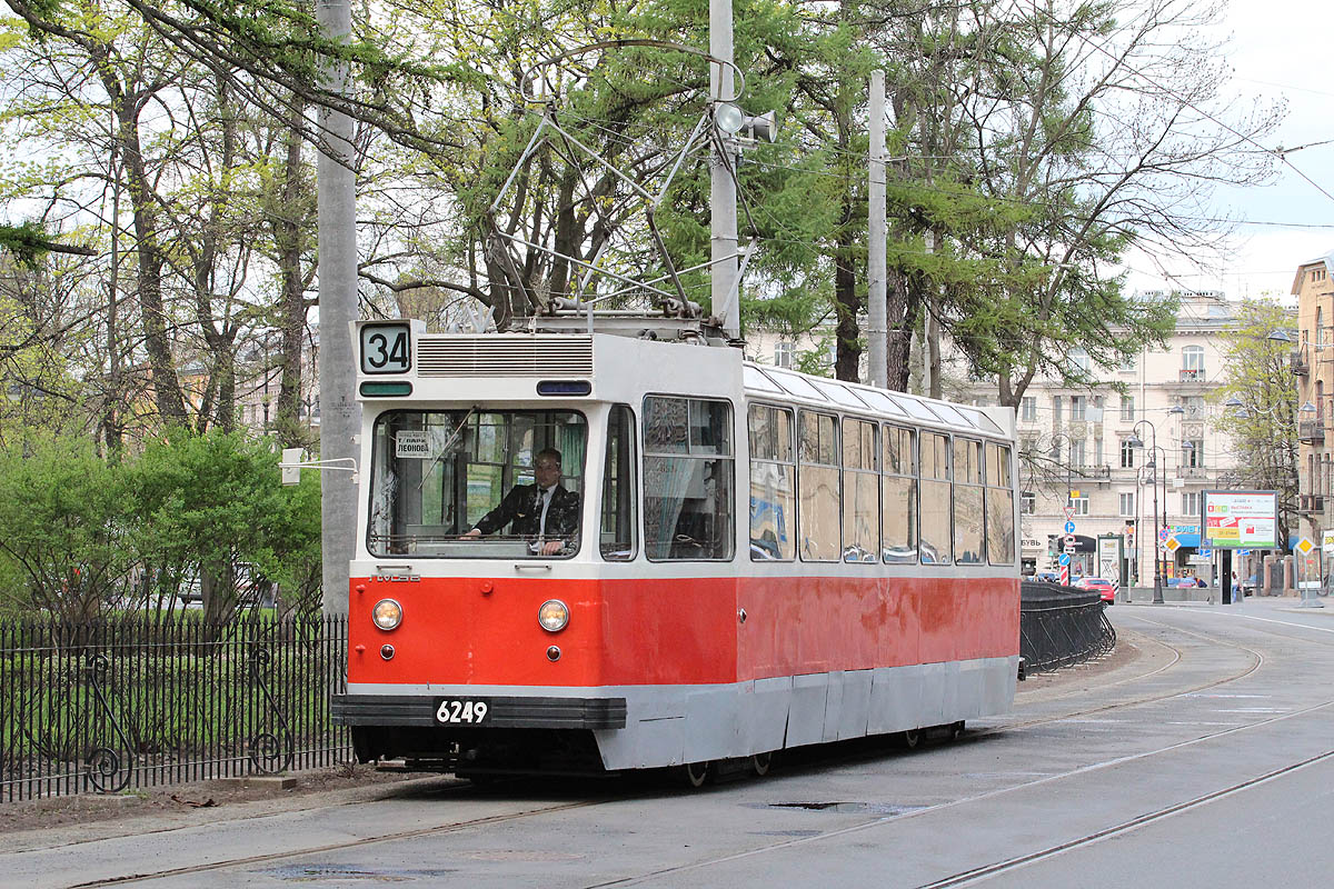 Санкт-Петербург, ЛМ-68 № 6249; Санкт-Петербург — Заказная поездка на ЛМ-68 в Стрельну и Сосновую поляну 13.05.2012