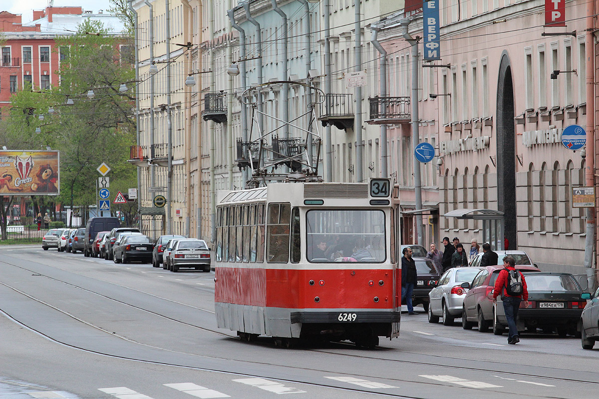 Санкт-Петербург, ЛМ-68 № 6249; Санкт-Петербург — Заказная поездка на ЛМ-68 в Стрельну и Сосновую поляну 13.05.2012